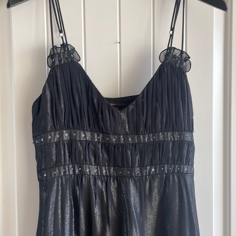 BCBGMAXAZRIA shimmery sweetheart cut dress size 8 - Picture 7 of 7